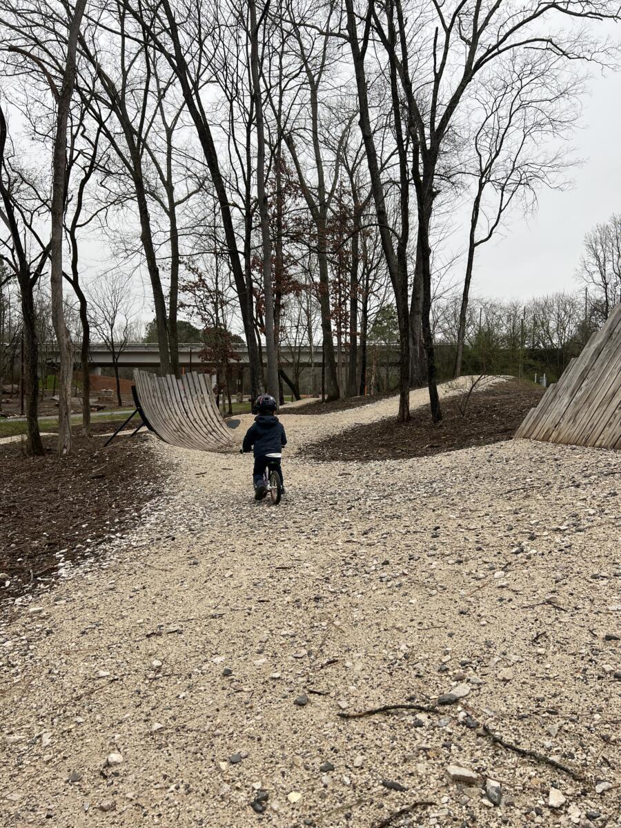 Photograph depicting a trail at New to riding? This is your Baker Creek loop